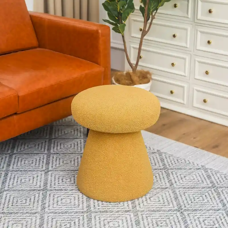 Mushroom Ottoman Large Soft Foot Stool