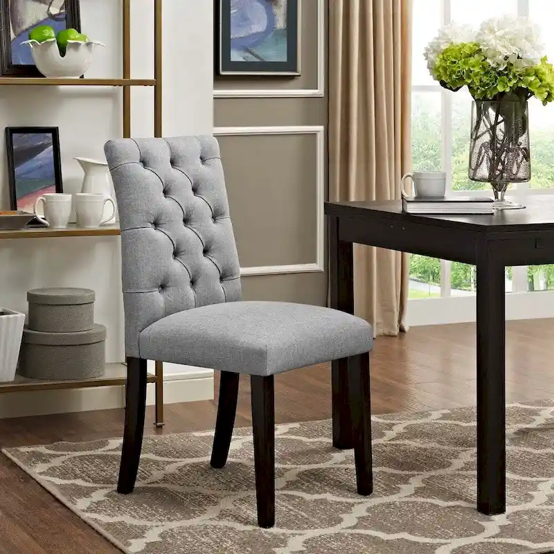 Copper Grove Quince Tufted Fabric Dining Chair
