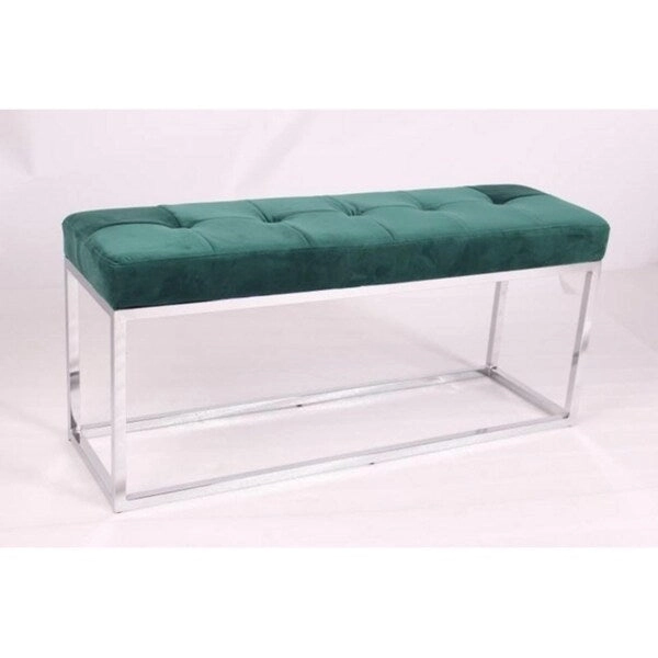 Upholstered Metal Bench