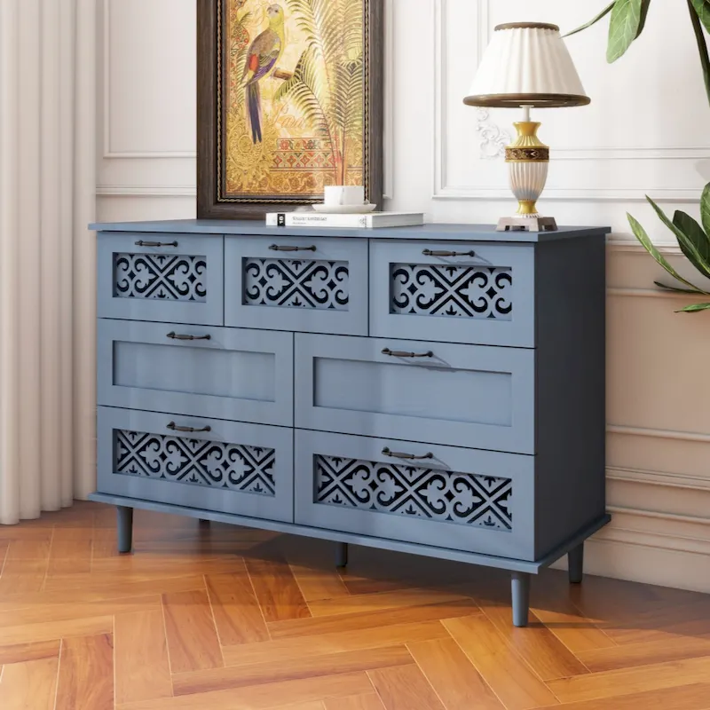 7-Drawer Storage Cabinet for Bedroom, Living Room, and Study