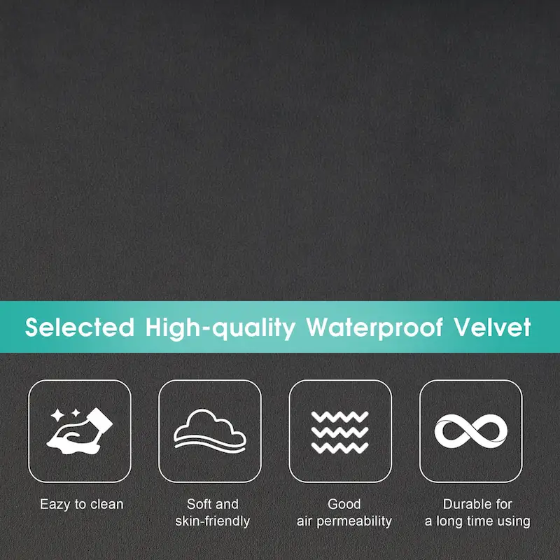 Modern Upholstered 6-Seat Modular U-Shaped Sleeper Sectional Sofa