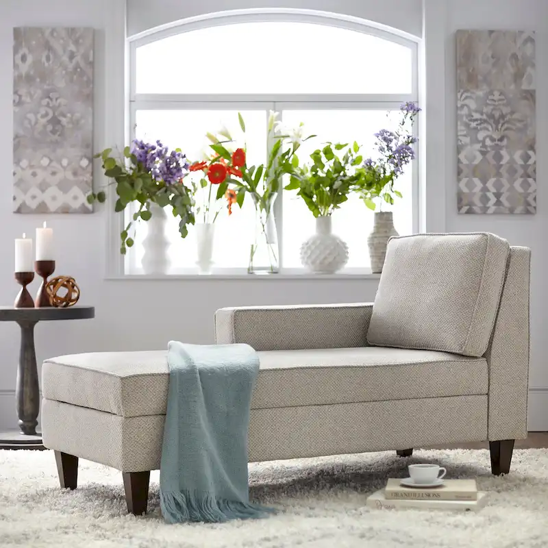 Simple Living Ginger Storage Chaise