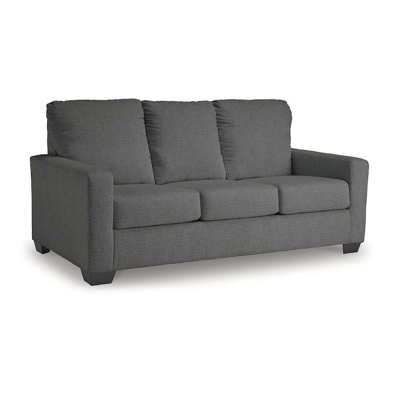 Signature Design by Ashley Rannis Pewter Full Sofa Sleeper - 76W x 40D x 39H
