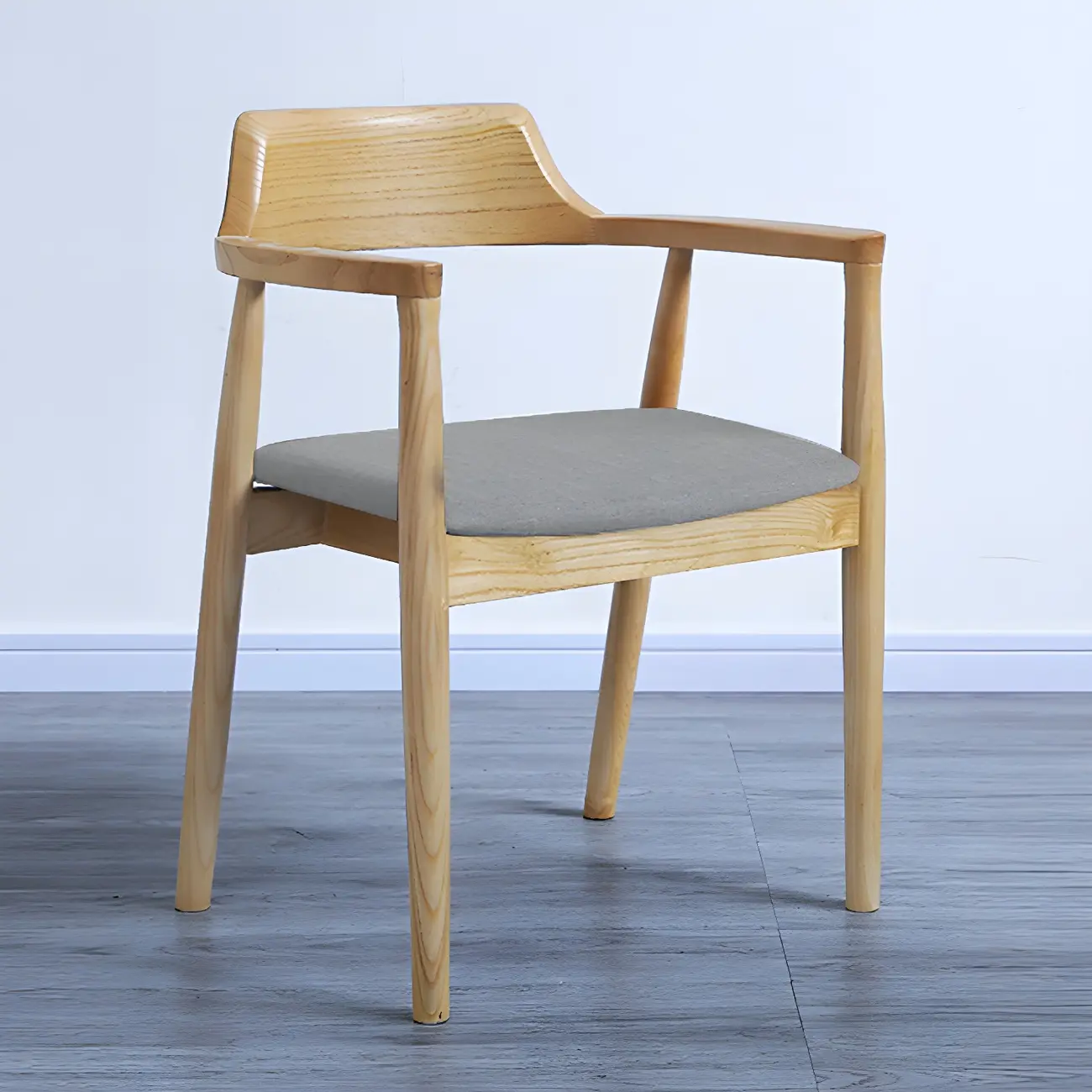 Mid Century Solid Wood Dining Chair Set of 2