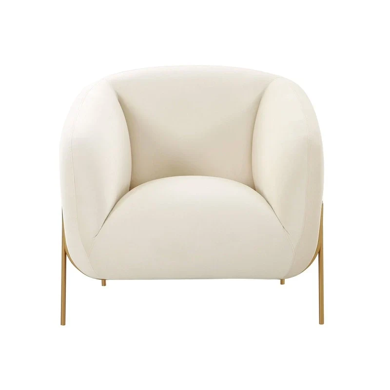 Kandra Velvet Accent Chair