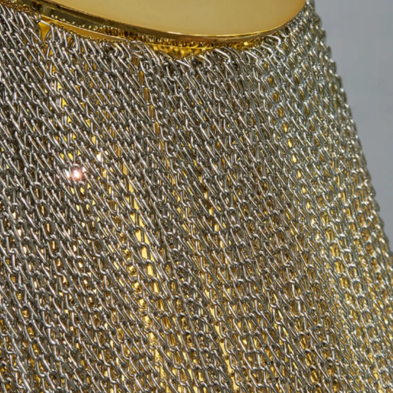 Luxury Metal Wall Light with Ambient Aluminium Shade