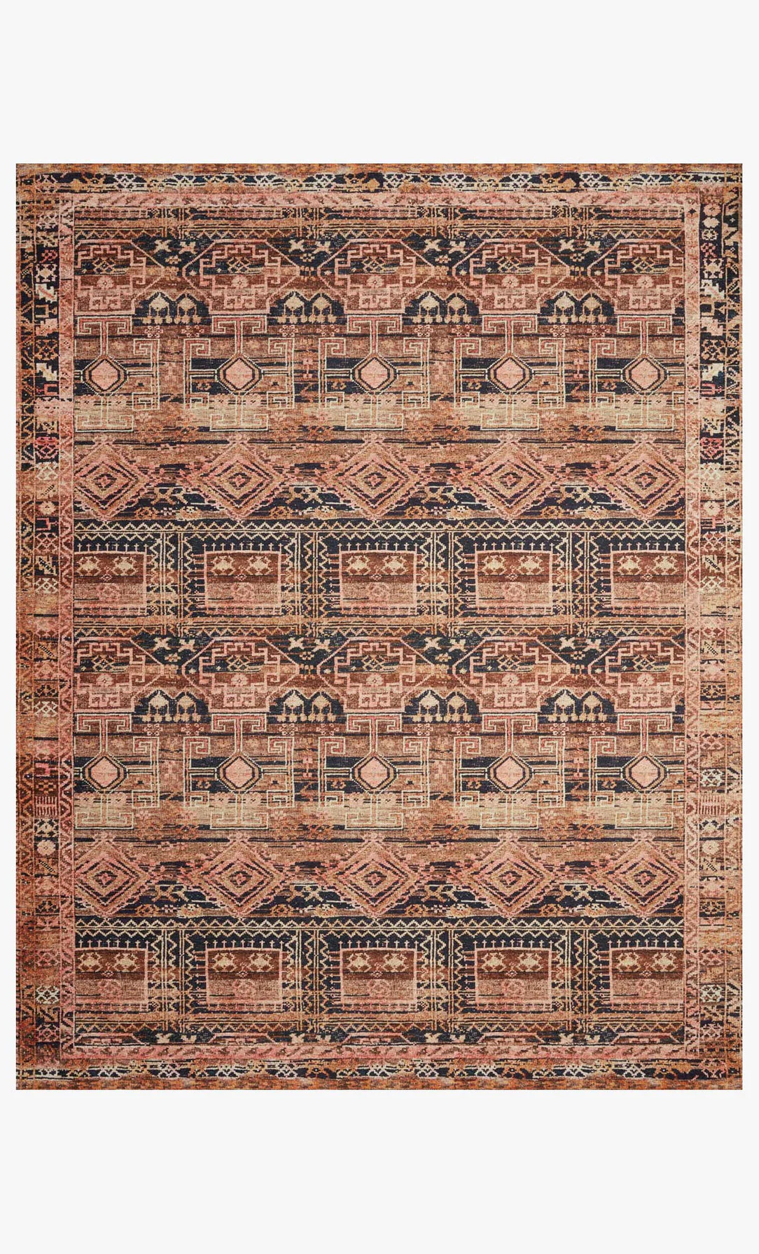 Layla Mocha / Blush Rug
