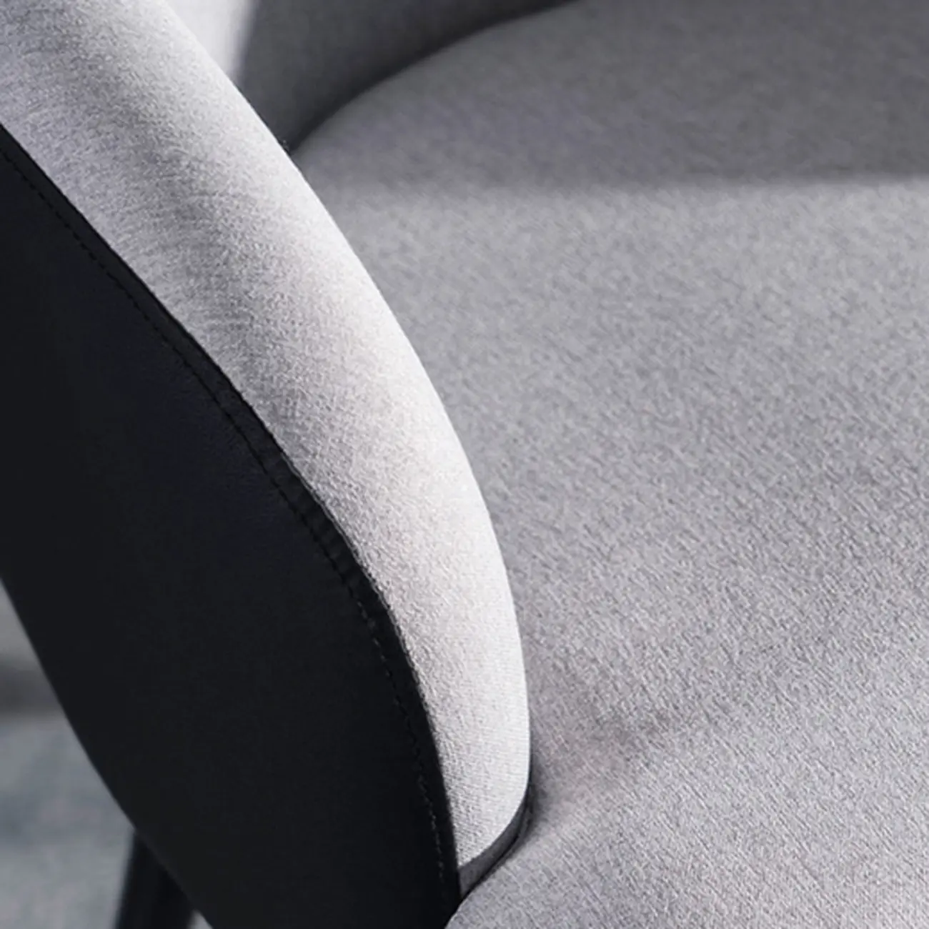 Modern Barrel Chair Faux Leather Living Room