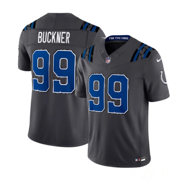 Indianapolis Colts DeForest Buckner Anthracite 2026 Rivalries Collection Stitched Limited Jersey
