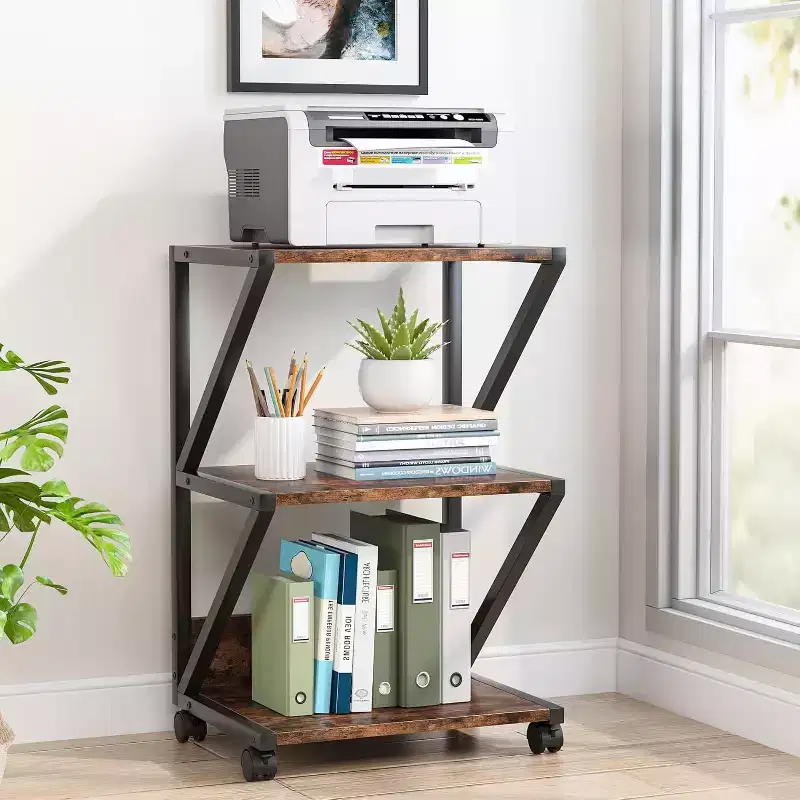 Lantine 3-Tier Rolling Cart on Wheels