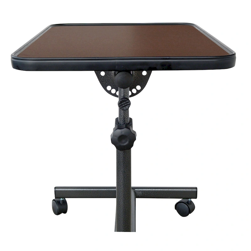 Adjustable Height Rolling Over Bed Table 24 x 16 in.