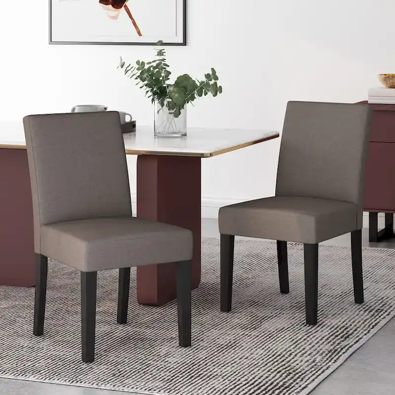 Kuna Contemporary Upholstered Dining Chair (Set of 2) by
