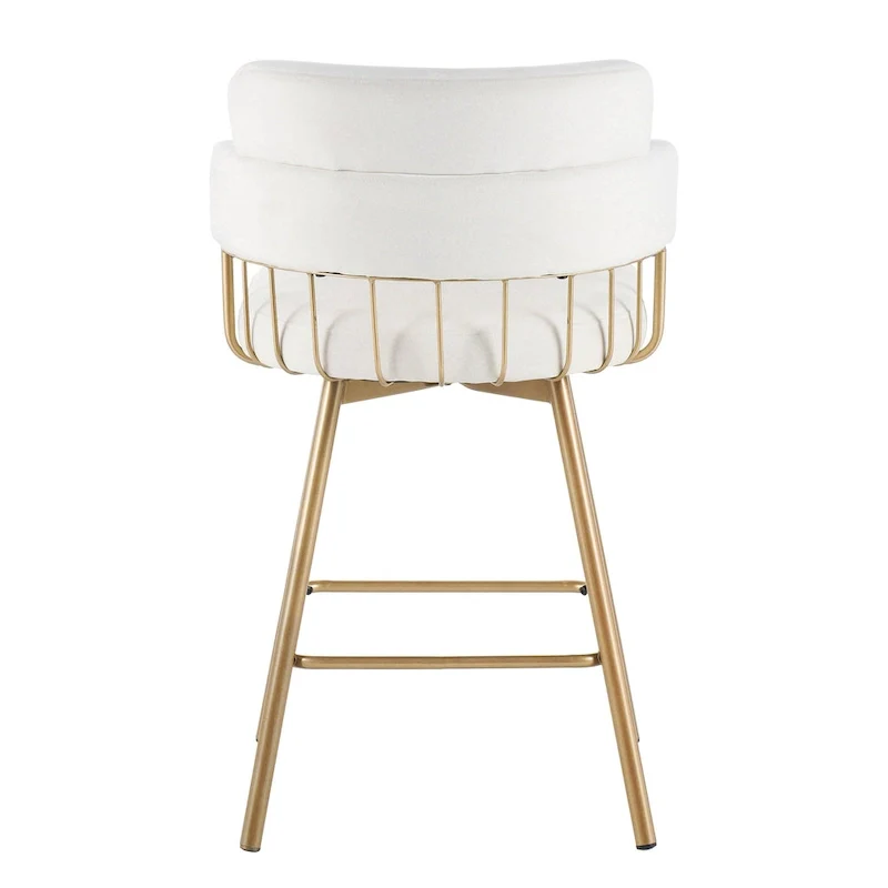 Christopher Knight Home Bremen 180Swivel 26 Velvet Counter Stools with Metal Legs (Set of 2)