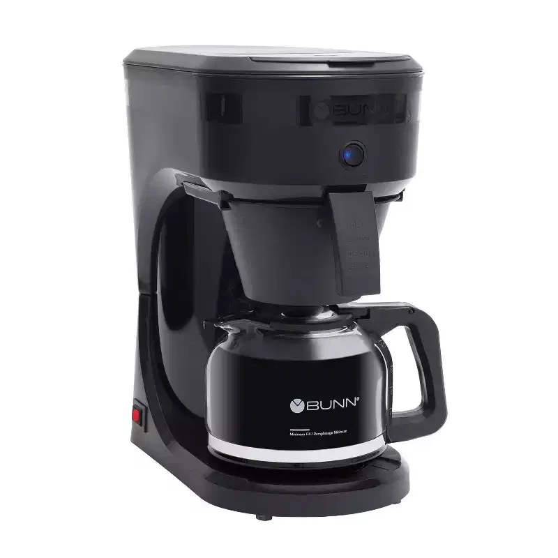 BUNN Speed Brew Select 10-Cup Coffee Maker - Black: Fast Brew, Top Rated, 900W, Drip, Paper Filter, 3-Year Warranty