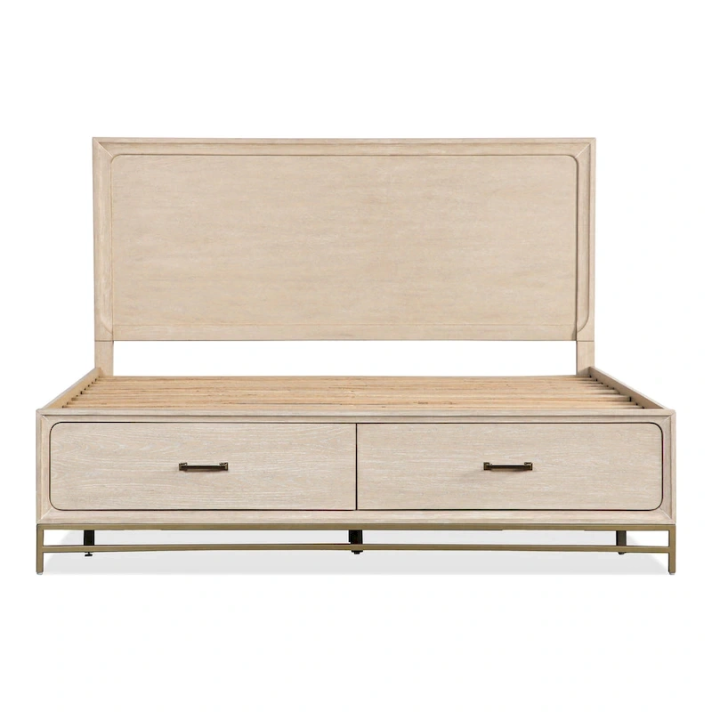 Furniture of America Drayden Transitional Oak Solid Wood 5-Piece Bedroom Set