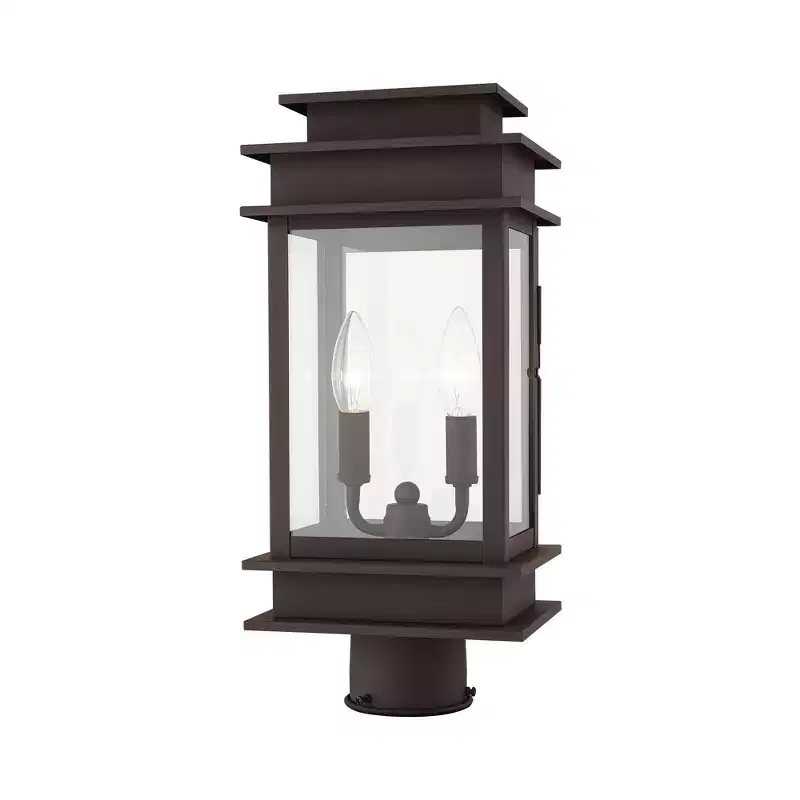 Livex Lighting Princeton 2 - Light Post Light in Bronze