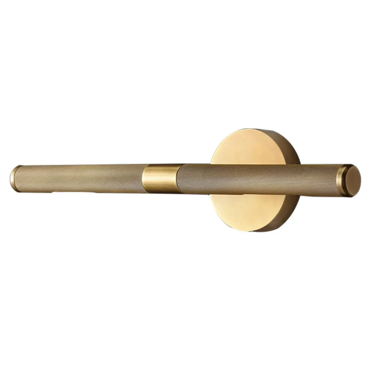 Modern Bathroom Black 2-Light Tube Vanity Light