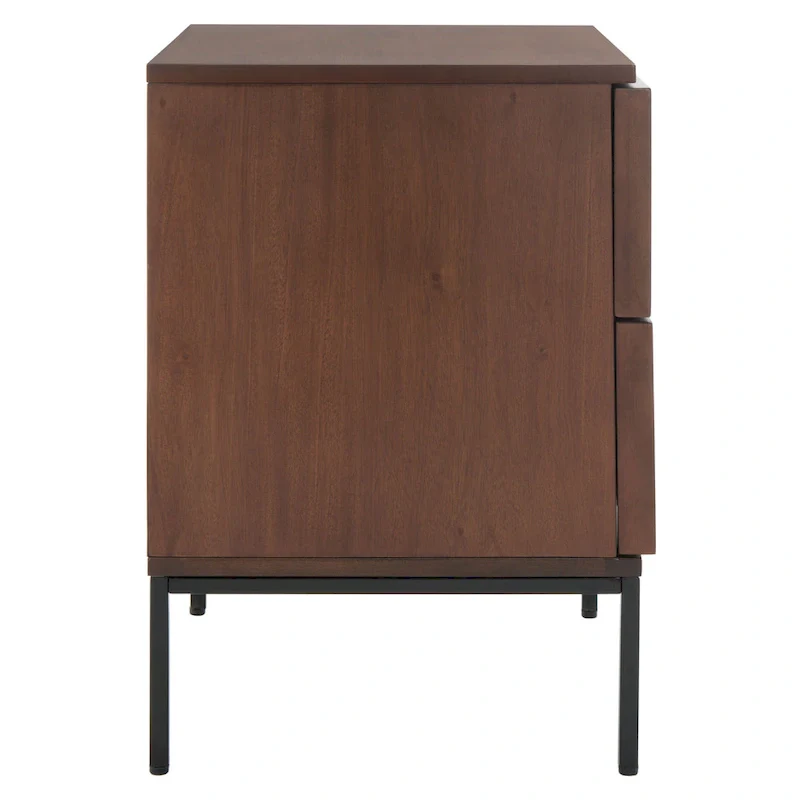 Haylie 2-Drawer Rattan Nightstand