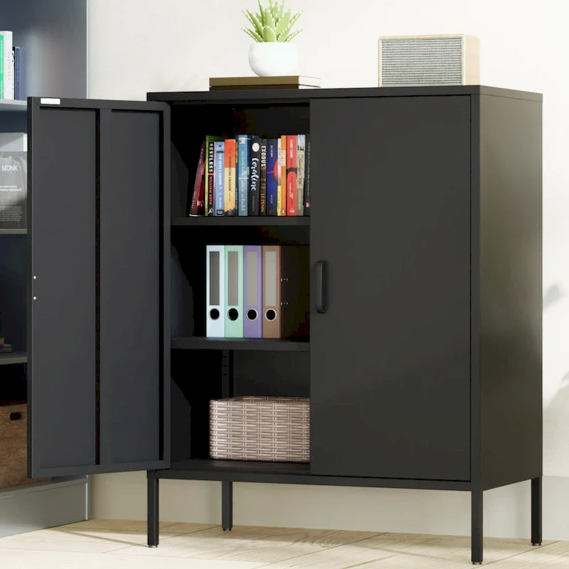 40-Inch Metal Storage Cabinet with 2 Doors