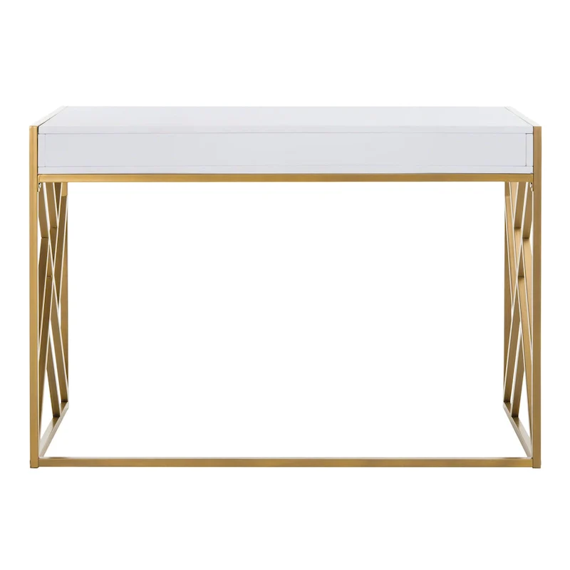 SAFAVIEH Manila Modern Dual-Tone 1-Drawer Desk