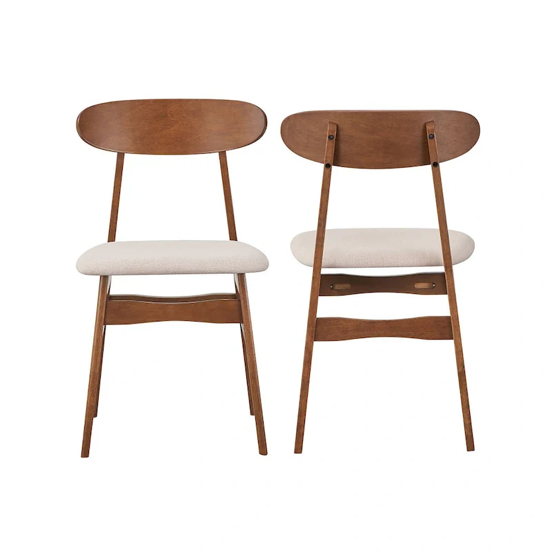 New Classic Furniture Melody Dining Chairs with Padded Seat (Set of 2)