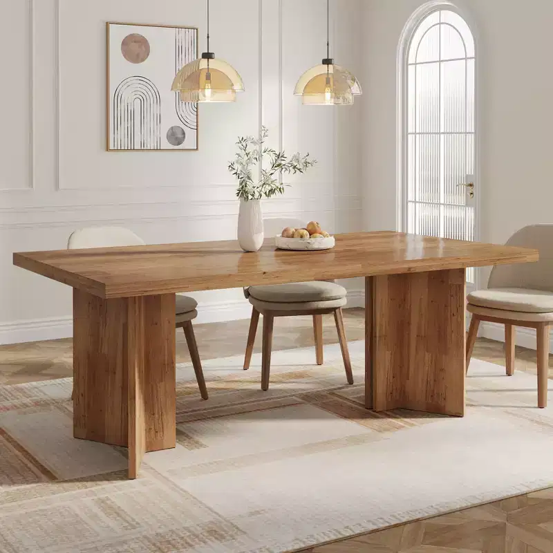 MAYEERTY 63 Inch Multifunctional Dining Table Executive Desk 1.57 Inch Thick E1 Board