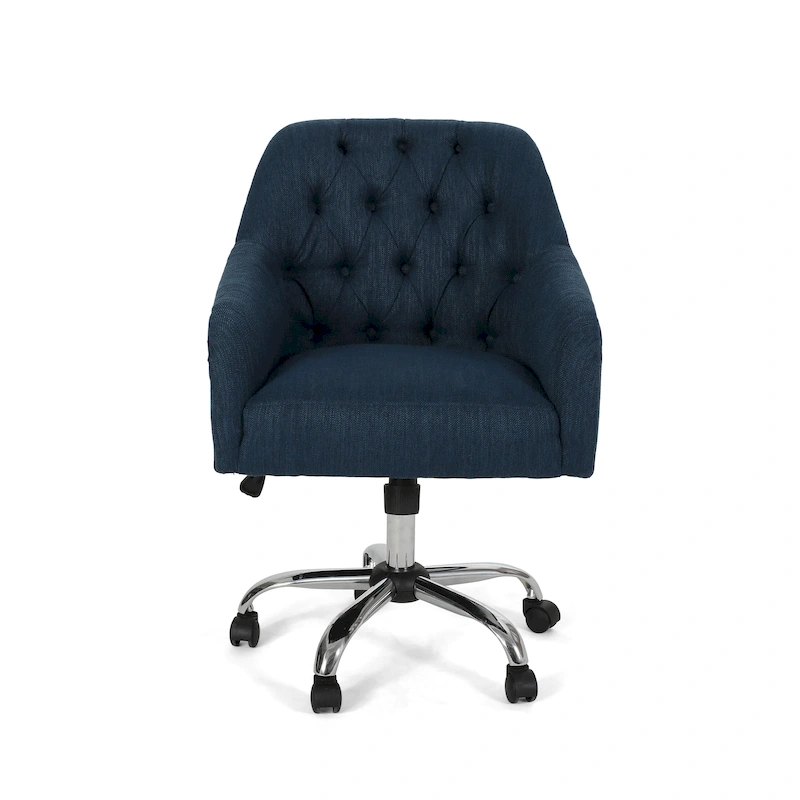 Barbour Upholstered Swivel Office Chair by Christopher Knight Home - N/A