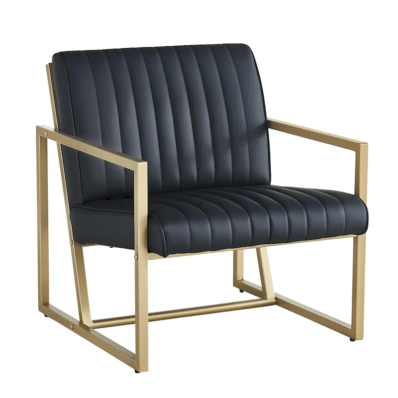 Modern 26 Arm Chair with Steel Legs