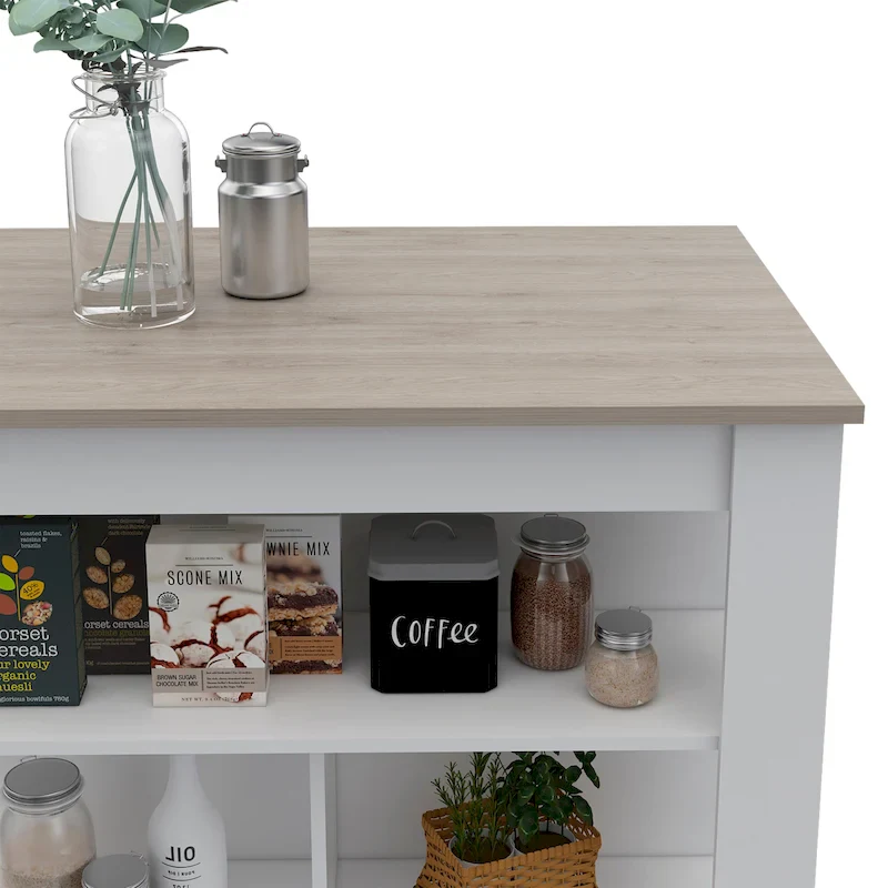 Kitchen Island with Antibacterial Surface