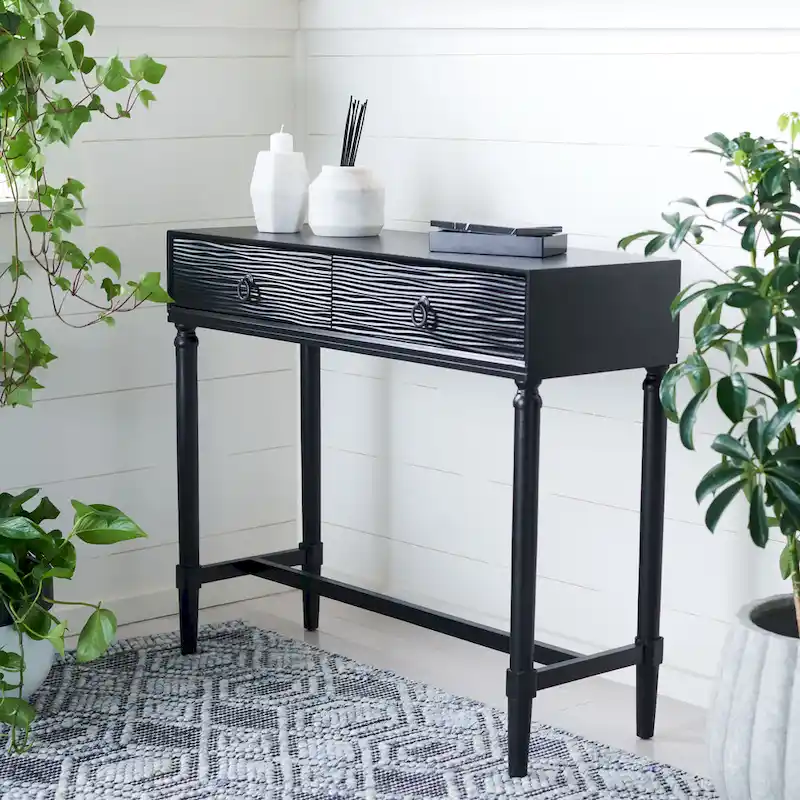 Barbra 2-Drawer Console Table - 35.5 W x 13 L x 29.5 H - 36Wx13Dx30H