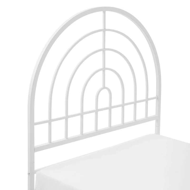 Modern Metal Arch Twin Bed Frame