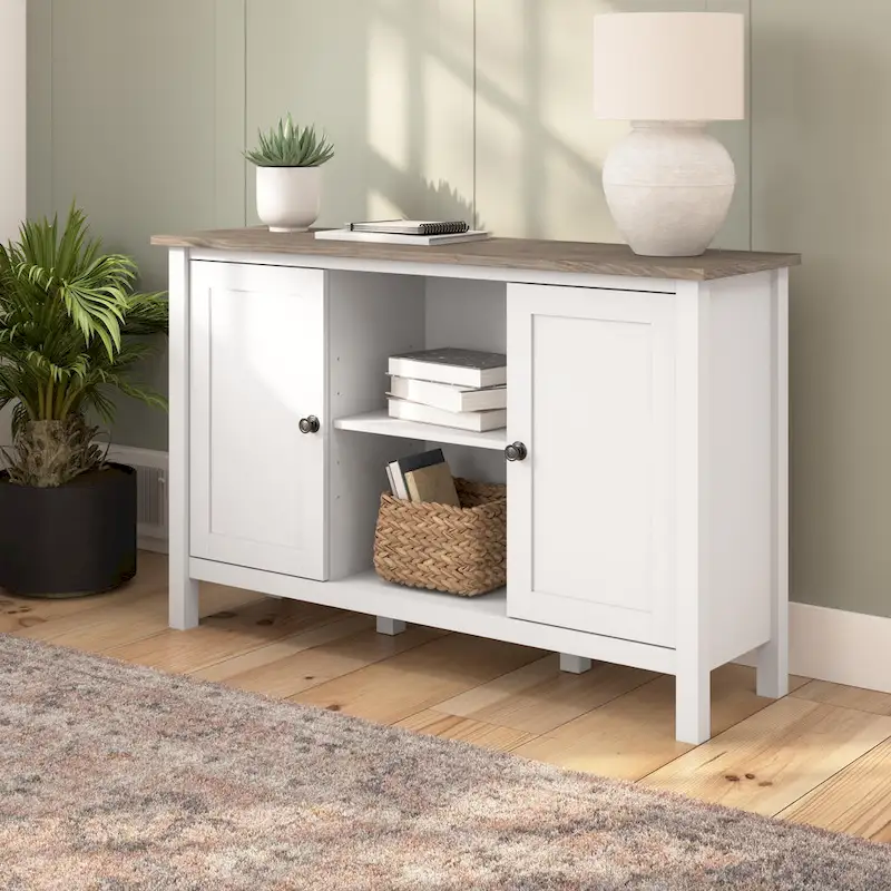 Mayfield Accent Cabinet with Doors and Storage