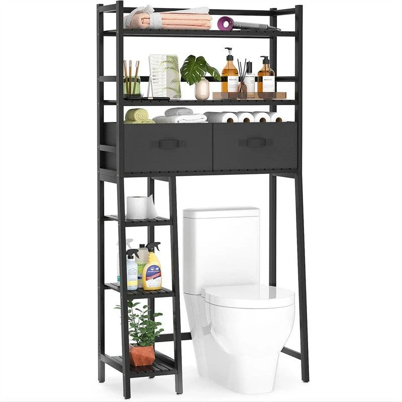 Over the Toilet Storage Cabinet - 11.81D x 32.68W x 65.16H