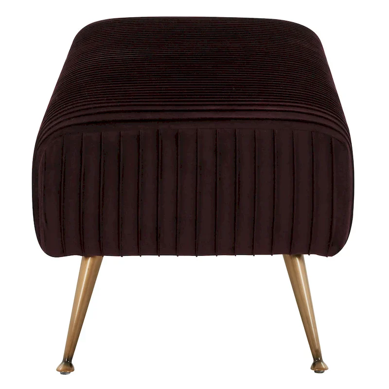 Contemporary Velvet Bench 60