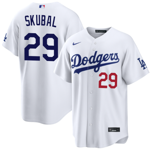 Tarik Skubal Los Angeles Dodgers Home Stadium Jersey