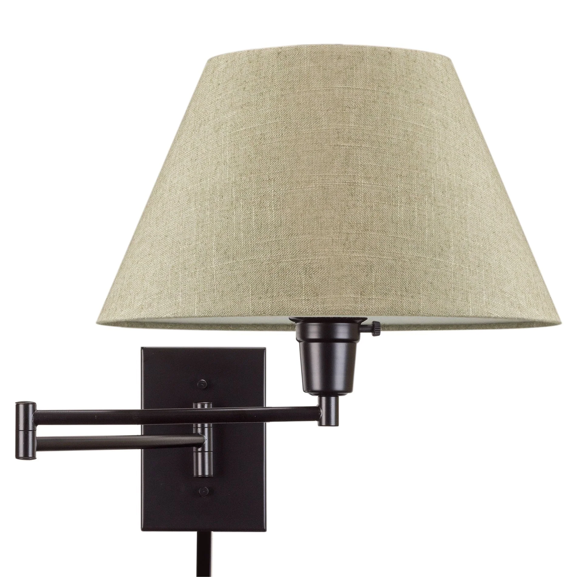 Cambridge 15 Swing Arm Wall Lamp - Plug In/Wall Mount