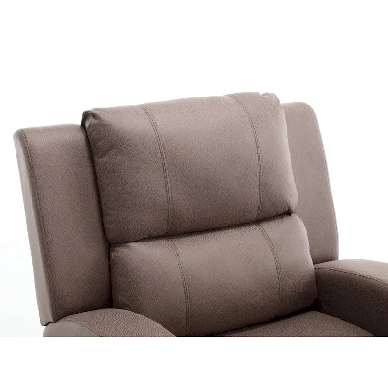 Faux Leather Recliner