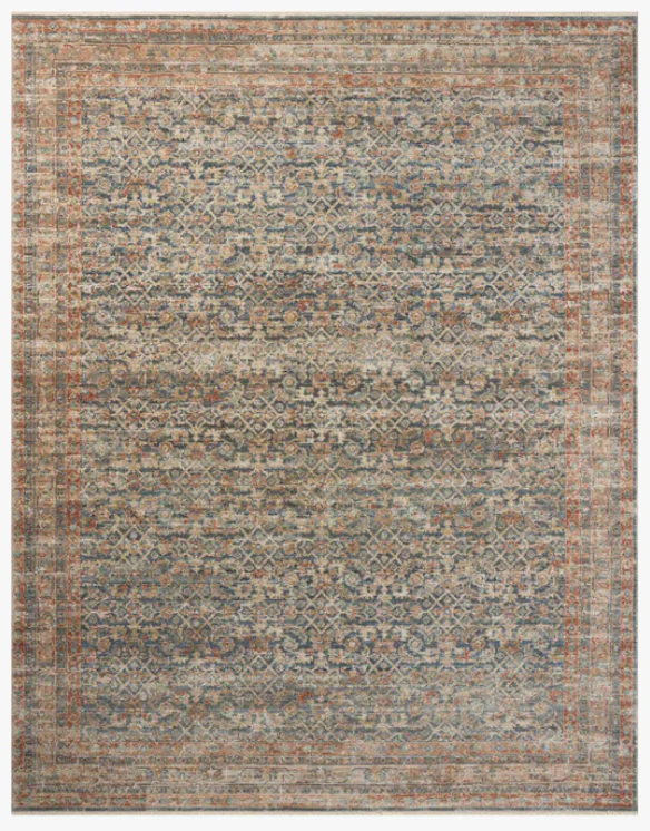 Heritage Blue/Rust Rug