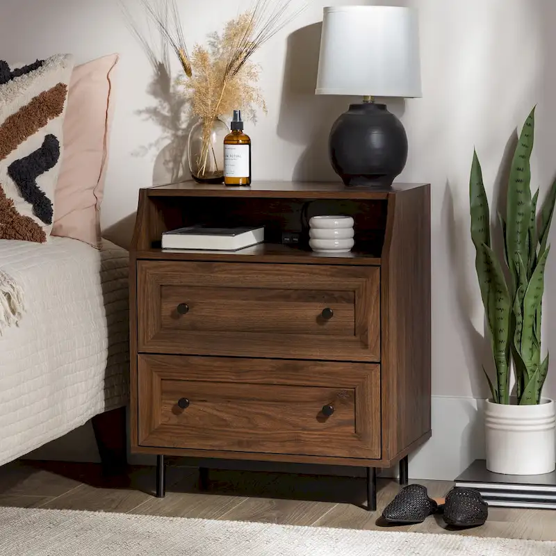 Middlebrook Modern 2-Drawer USB Nightstand