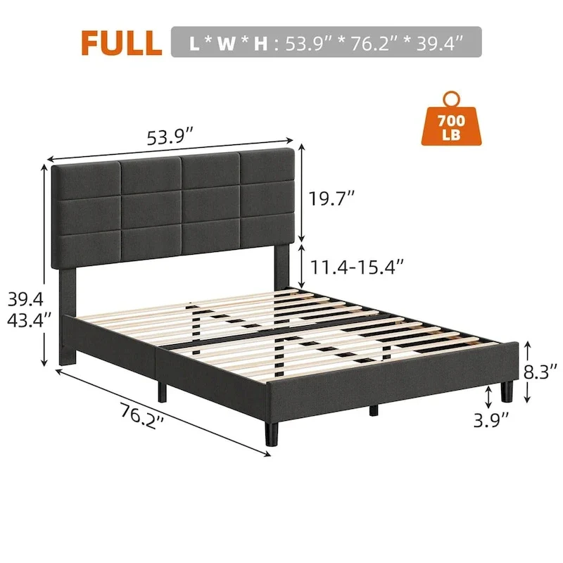 Bed Frame with Headboard