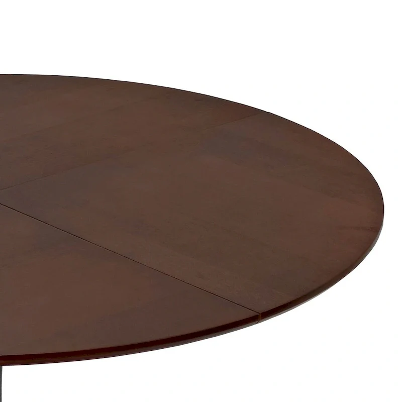 Modern Round Dining Table,with Metal Base