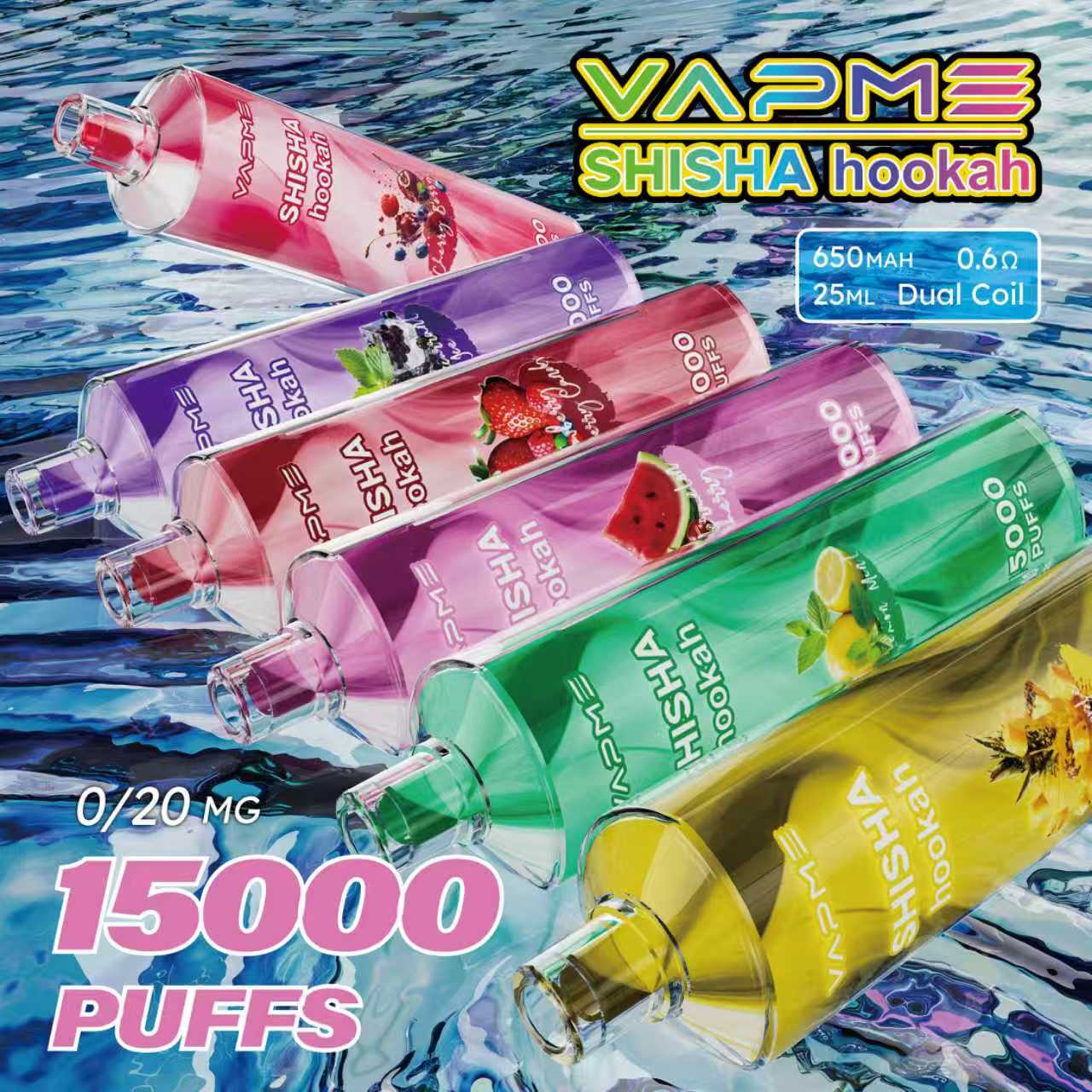 VAPME SHISHA HOOKAH 15000 - EU STOCK
