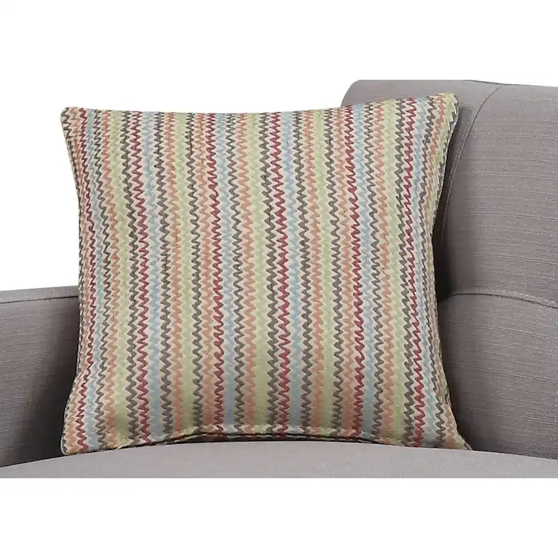 Crystal Mid-Century Modern Grey Sofa