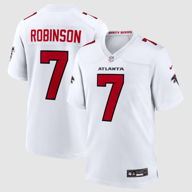 Atlanta Falcons Bijan Robinson White Jersey