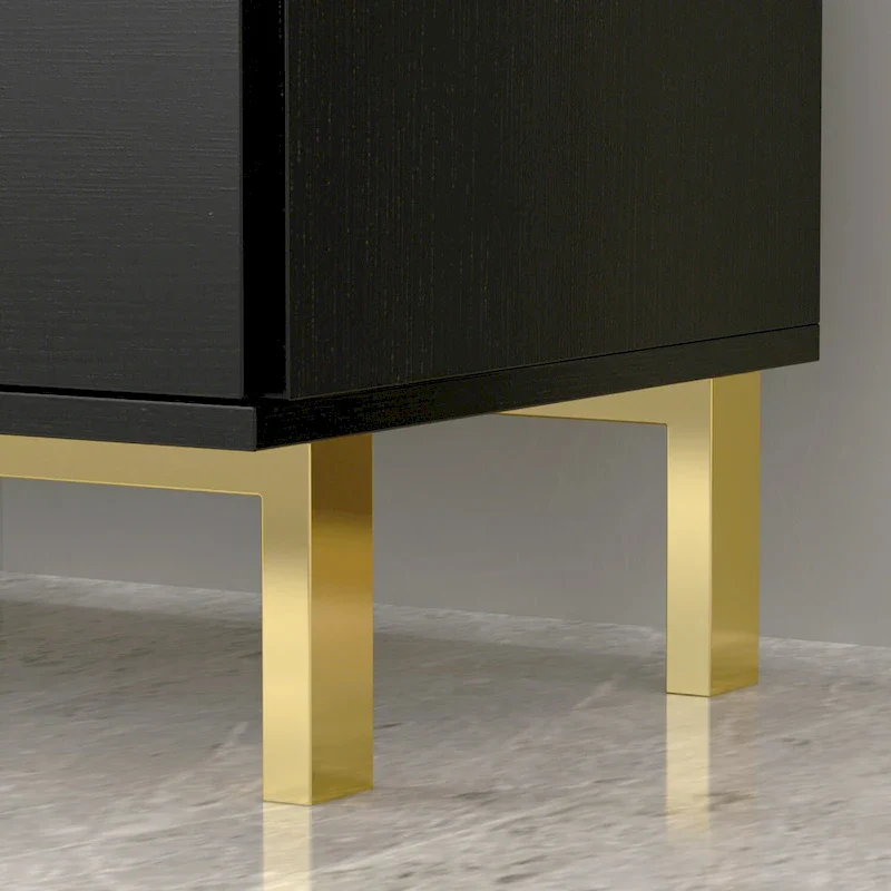 Timechee Buffet Sideboard Credenza Console with 3 Drawers