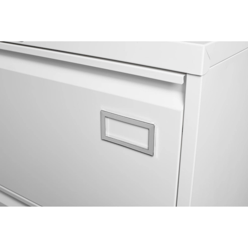 Black Locking Metal File Cabinets with Three Drawer, Lock and Key