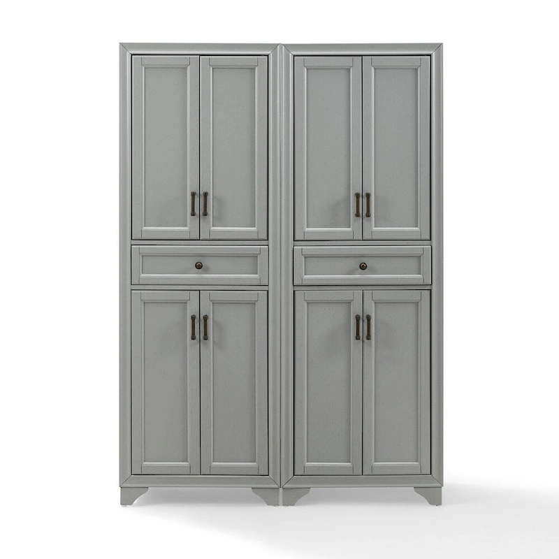 Crosley Tara 2Pc Pantry Set - 47.5W x 15D x 67.75H