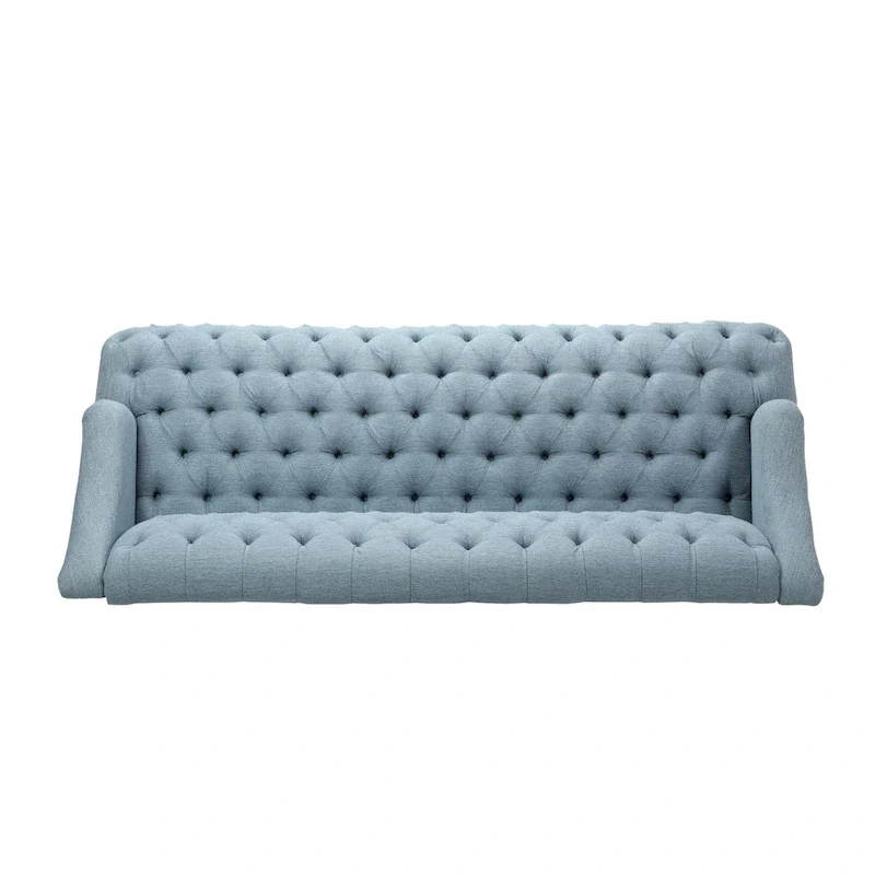 Adelia Modern 3-seat Tufted Fabric Sofa by Christopher Knight Home