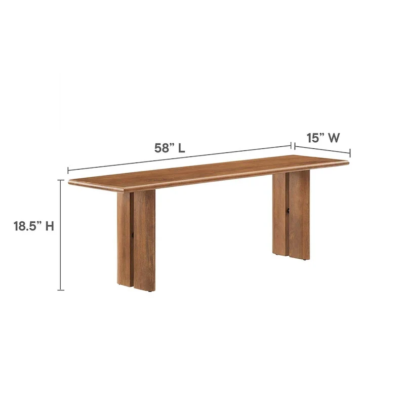 Amistad 58 Wood Bench