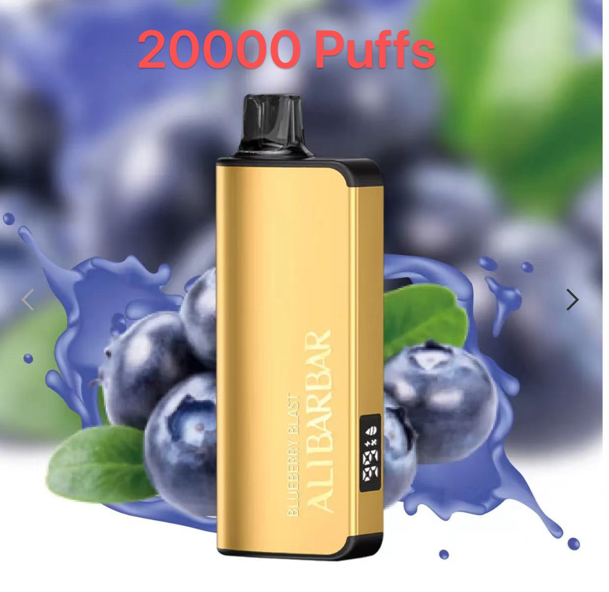 New Alibarbar Ingot 20000 Puffs Disposable Vape 18 Flavors